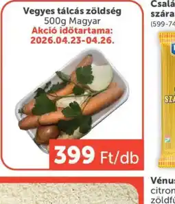 PRIVÁT Vegyes tálcás zöldség ajánlat