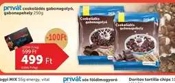 PRIVÁT PRIVÁT csokoládés gabona ajánlat