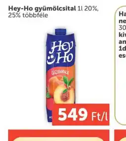 PRIVÁT Hey-Ho gyümölcsital ajánlat