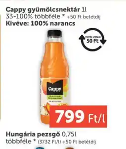 PRIVÁT Cappy gyümölcsnektár ajánlat