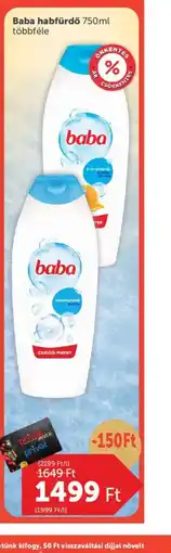 PRIVÁT Baba habfürdő ajánlat