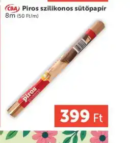 PRIVÁT CBA Piros szilikonos sütőpapír ajánlat