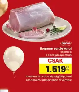 Spar Regnum sertéskaraj csontos ajánlat