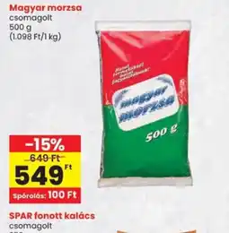 Spar Magyar morzsa ajánlat