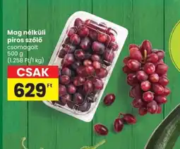 Spar Mag nélküli piros szőlő ajánlat