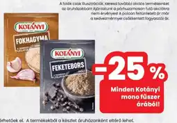 Spar KOTÁNYI mono fűszer ajánlat
