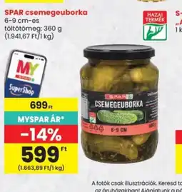 Spar SPAR csemegeuborka ajánlat