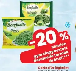 Spar Bonduelle gyorsfagyasztott ajánlat