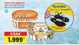 Spar Carte d'Or jégkrém ajánlat