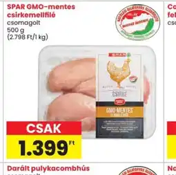 Spar SPAR GMO-mentes csirkemellfilé ajánlat