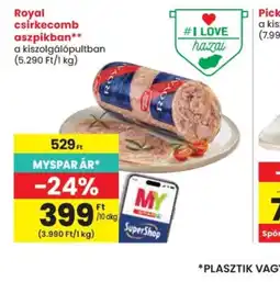 Spar Royal csirkecomb aszpikban ajánlat