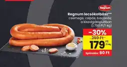 Spar Regnum lecskolbász ajánlat