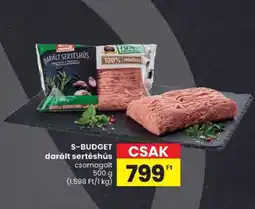 Spar S-BUDGET darált sertéshús ajánlat