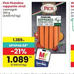 Spar Pick Pickolino roppans virsli ajánlat