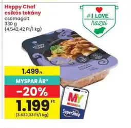 Spar Heppy Chef csíkos tokány ajánlat