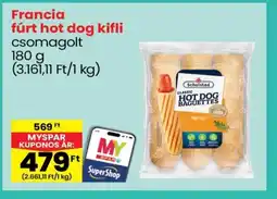 Spar Schulstad Francia fúrt hot dog kifli ajánlat