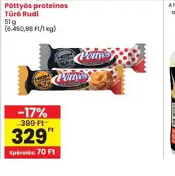 Spar Pöttyös proteines Túr Rudi ajánlat