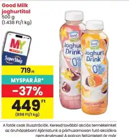 Spar Good Milk joghurtital ajánlat