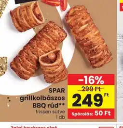 Spar SPAR grillkolbászos BBQ rúd ajánlat