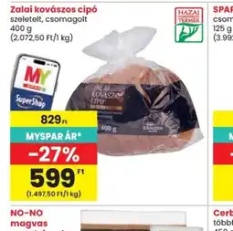 Spar Zalai kovászos cip ajánlat