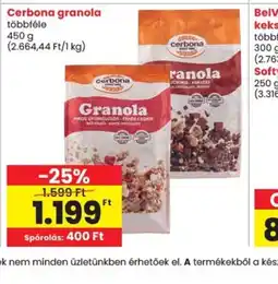 Spar Cerbona granola ajánlat