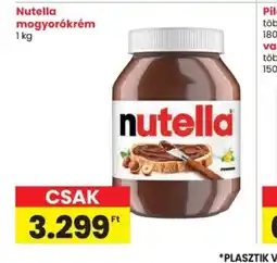 Spar Nutella mogyorkrém ajánlat