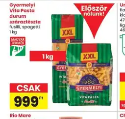 Spar GYERMELYI Vita Pasta durum ajánlat