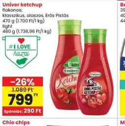 Spar Univer ketchup ajánlat