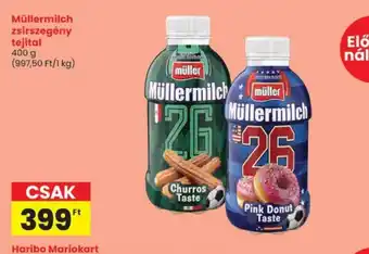 Spar Müllermilch zsírszegény tejital ajánlat