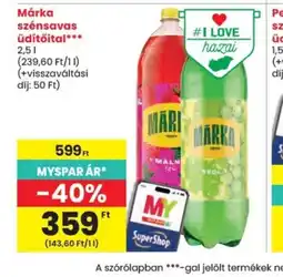 Spar Márka szénsavas üdítőital ajánlat