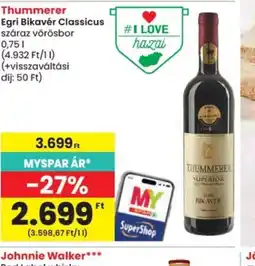 Spar Thummerer Egri Bikavér Classicus ajánlat