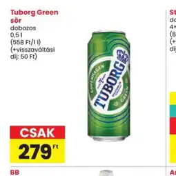 Spar Tuborg Green sör ajánlat