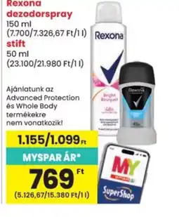 Spar Rexona dezodor ajánlat