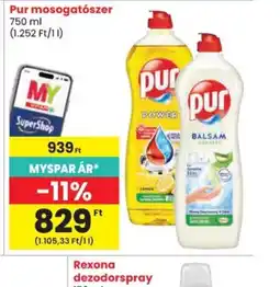 Spar Pur mosogatszer ajánlat