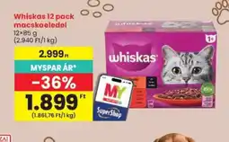 Spar Whiskas macskaeledel ajánlat