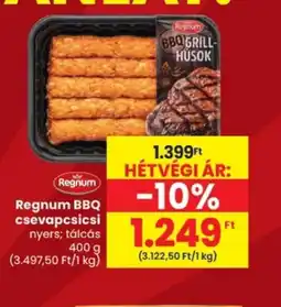 Spar Regnum BBQ csevapcsicsi ajánlat