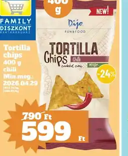 Family Diszkont DIJO Tortilla chips ajánlat