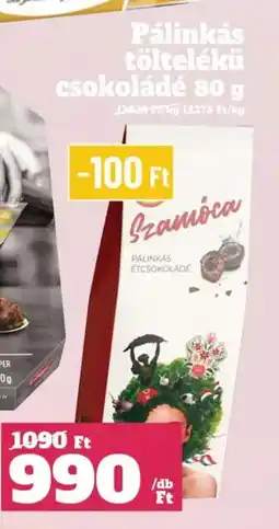 Family Diszkont Szamca Pálinkás csokoládé ajánlat