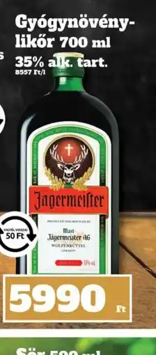 Family Diszkont J Sör 500 ml,germeister Gygynövény-likőr ajánlat