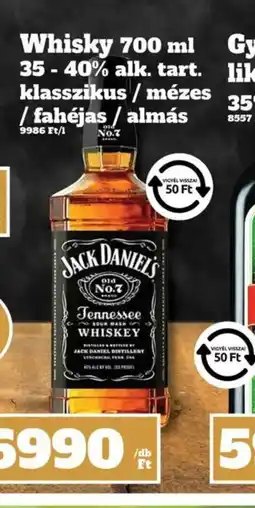 Family Diszkont JACK DANIEL'S Whisky ajánlat