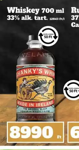 Family Diszkont SHANKY'S WHIP Whiskey ajánlat