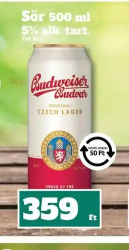 Family Diszkont Budweiser Budvar sör ajánlat