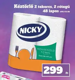 Family Diszkont NICKY Kéztörlő ajánlat