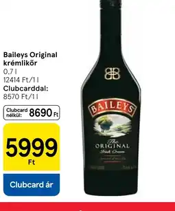 Tesco Baileys Original krémlikőr ajánlat