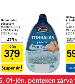 Tesco Hamé tonhalas pástétom ajánlat
