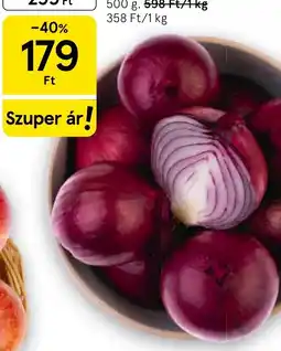 Tesco Lila hagyma ajánlat