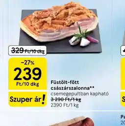 Tesco Füstölt-főtt császárszalonna ajánlat