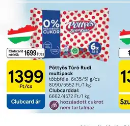 Tesco Pöttyös Túr Rudi multipack ajánlat