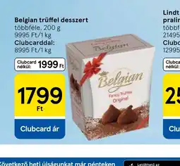 Tesco Belgian trüffel desszert ajánlat