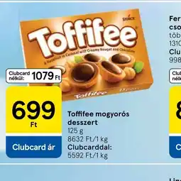 Tesco Toffifee mogyors desszert ajánlat